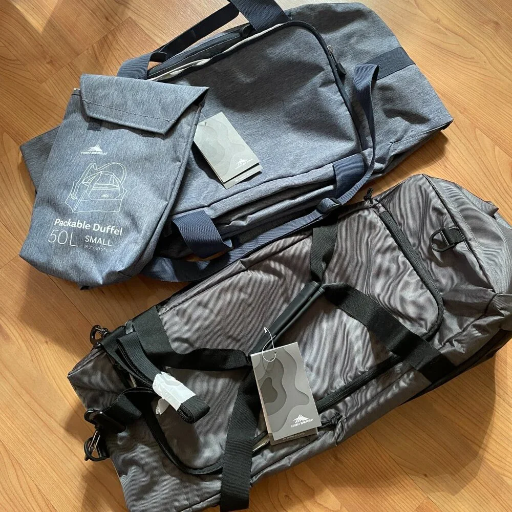 High Sierra Essential Duffel Bag, BLUE 50 L. Gym Travel Carry On. NWT - Picture 13 of 13